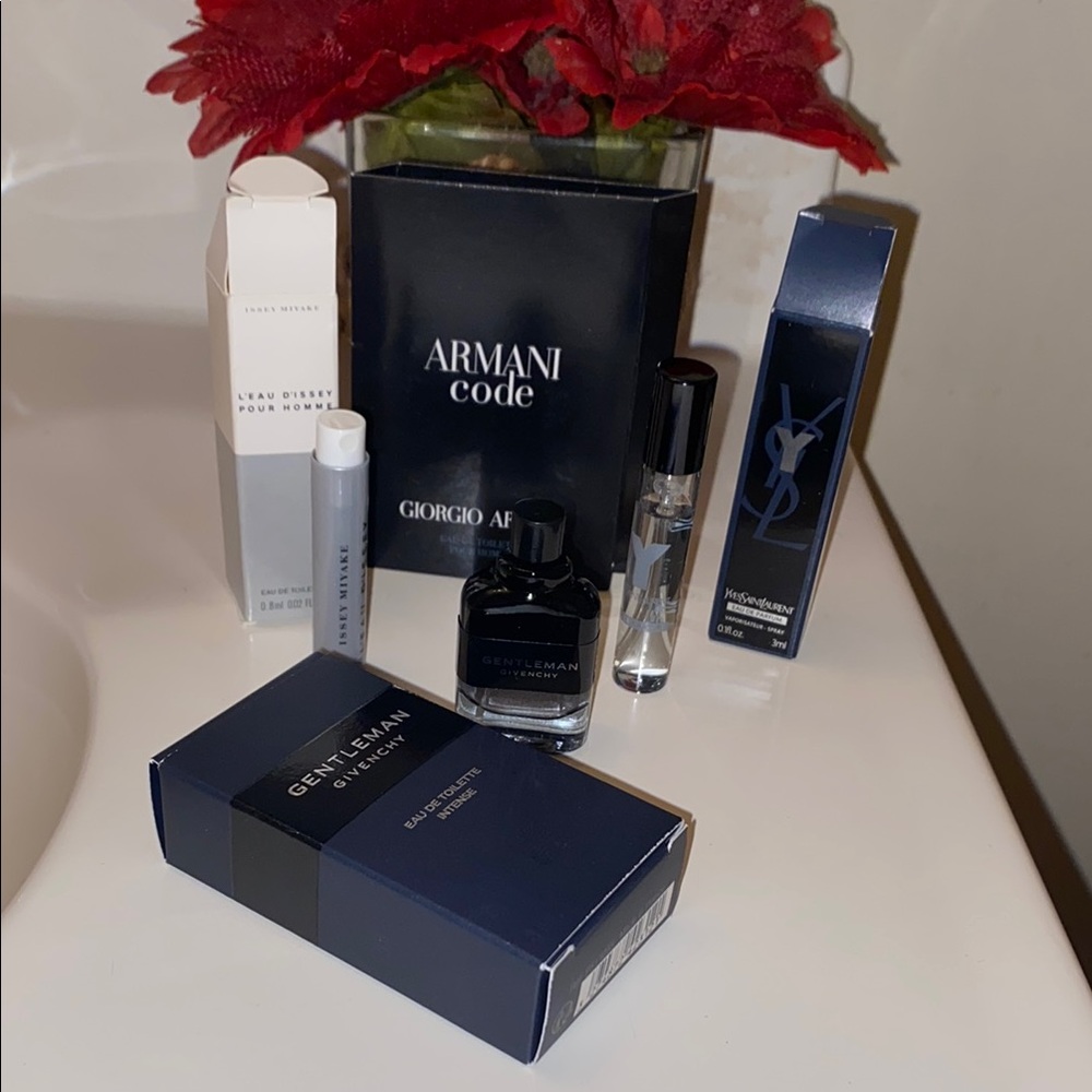 ♠️NWT Giorgio Armani Code, Givenchy Gentleman, Issey Miyake &  YSL Fragrances